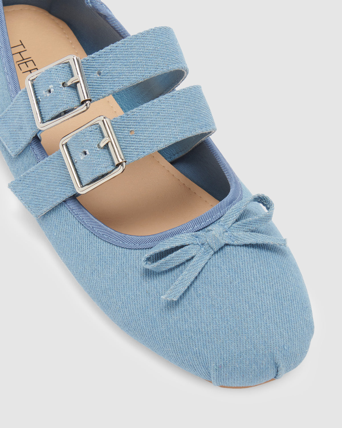 Mythos Ballet Flats in Denim DENIM