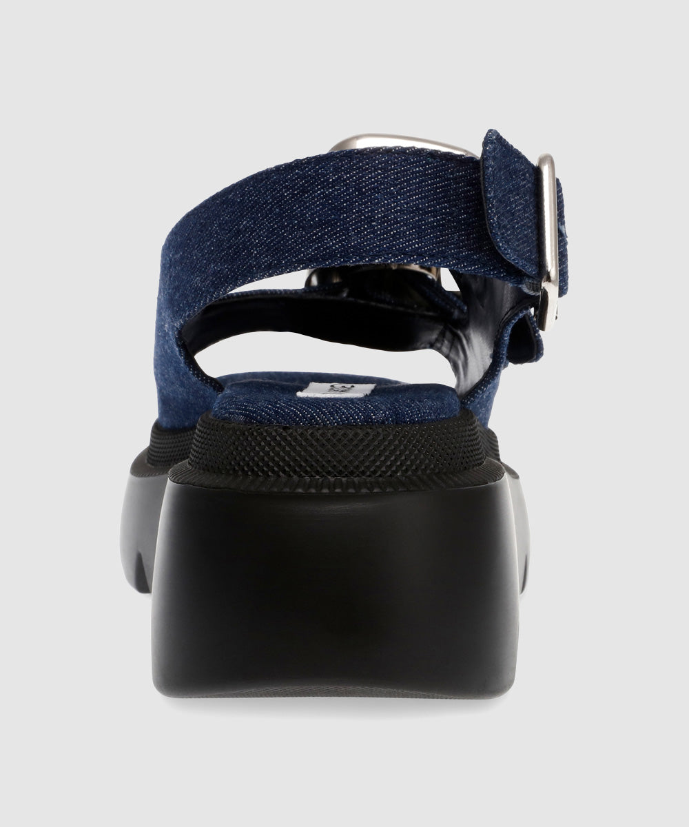 Transporter Sandals in Blue Denim BLUE DENIM