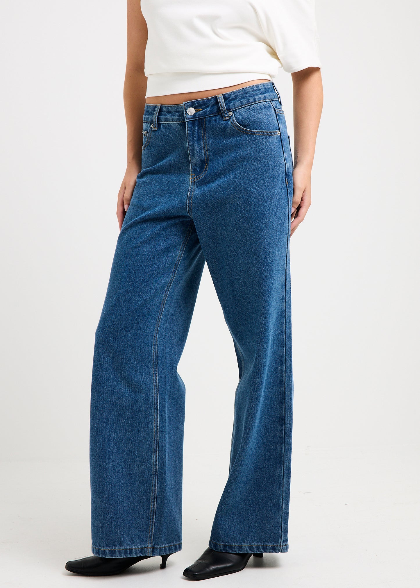 Misty High & Wide Denim Jeans