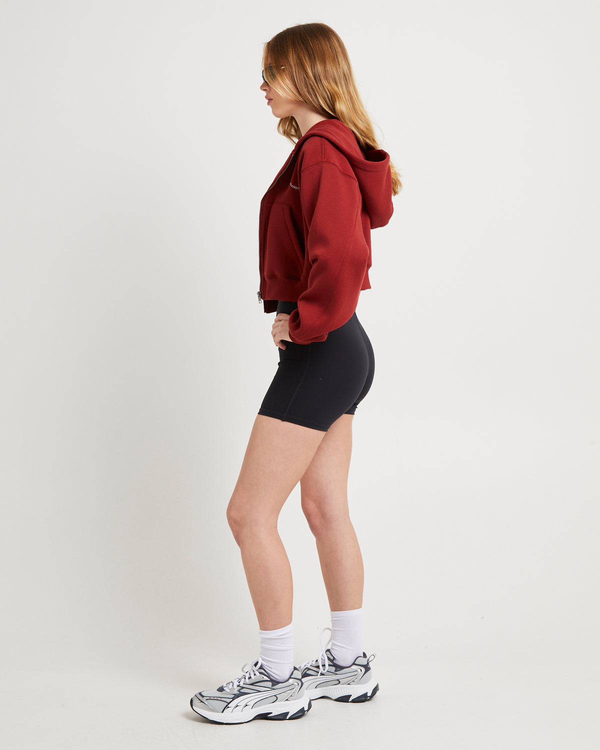 Wave Origin Zip Hoodie BERRY