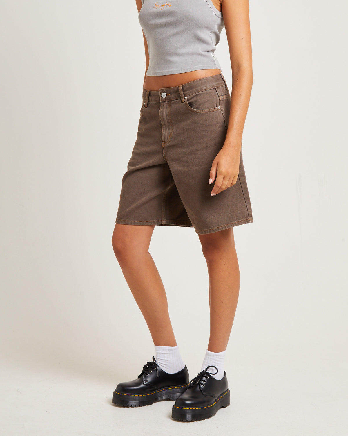 Kult Denim Jorts SEPIA