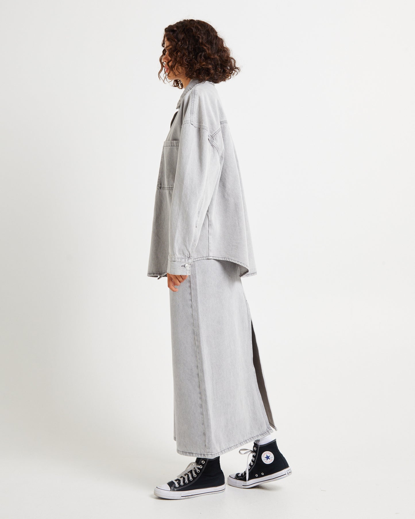 Hailey Denim Shirt Jacket