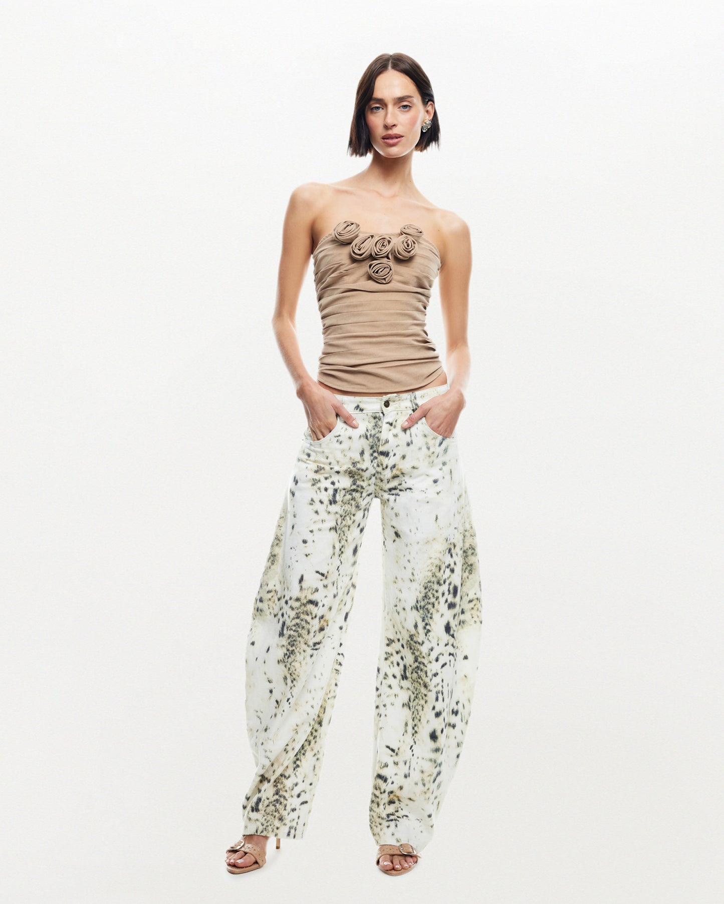 Horseshoe Jeans Snow Leopard