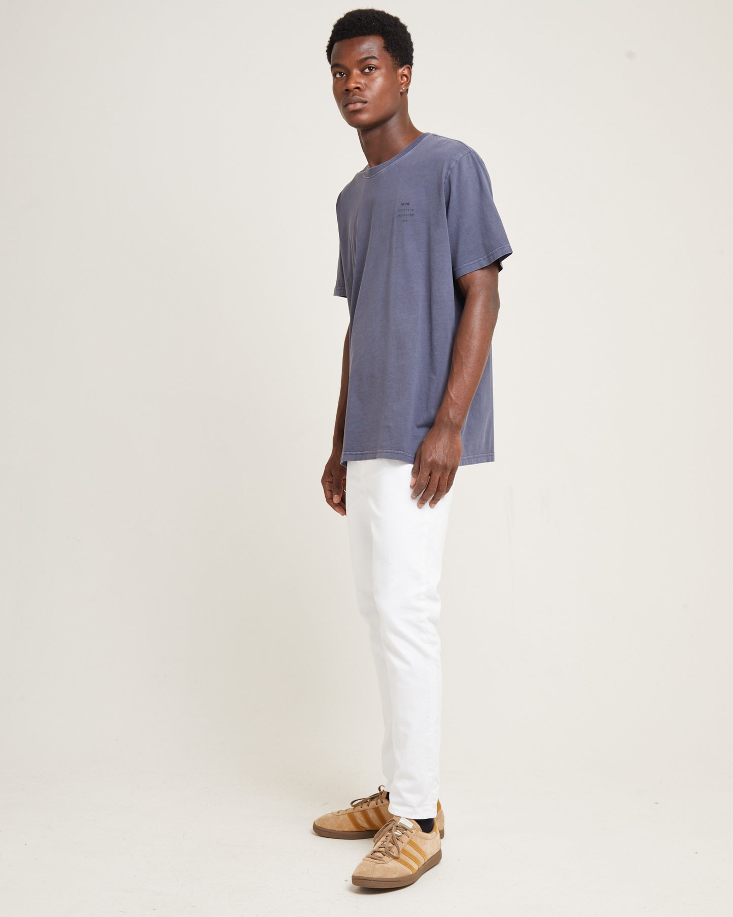 Organic Neuw Band Short Sleeve T-Shirt Grey