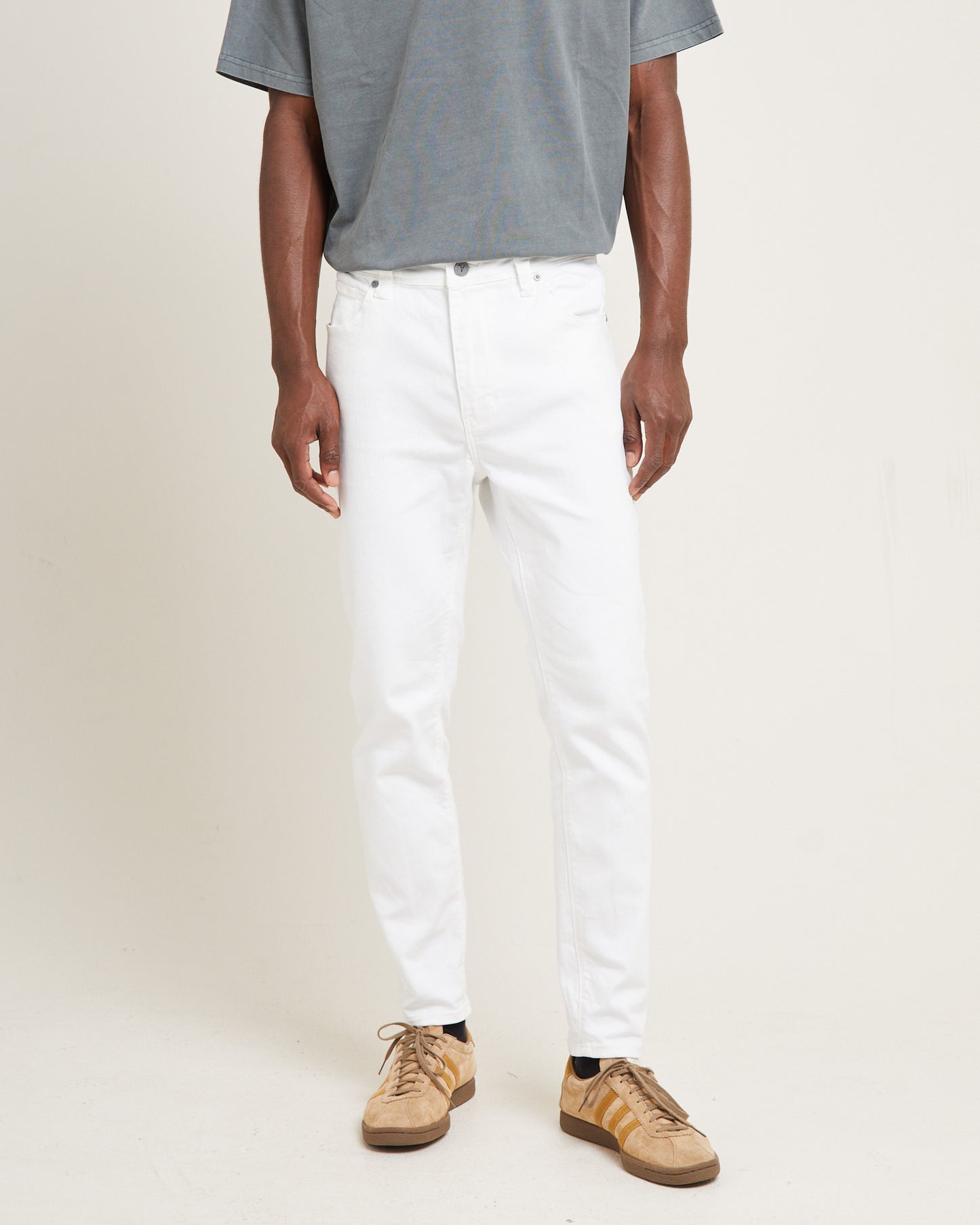 A Dropped Skinny Denim Jeans