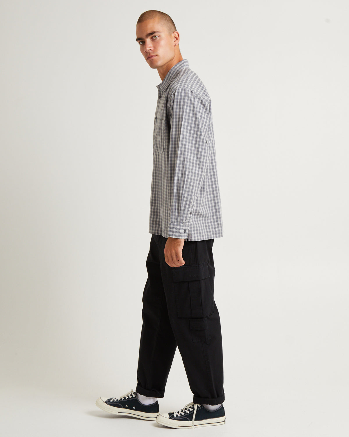 Skate Long Sleeve Shirt Grey GREY