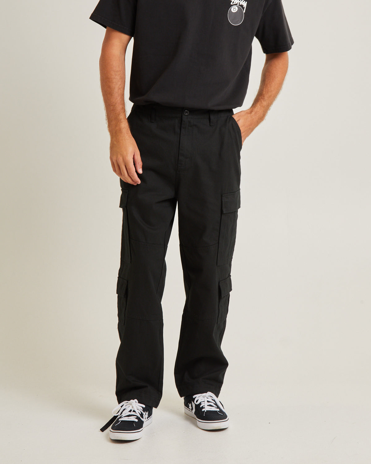 Surplus Cargo Pants Black BLACK
