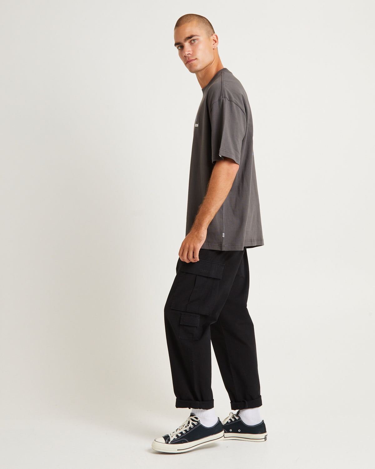 Pegasus Short Sleeve T-Shirt Charcoal CHARCOAL