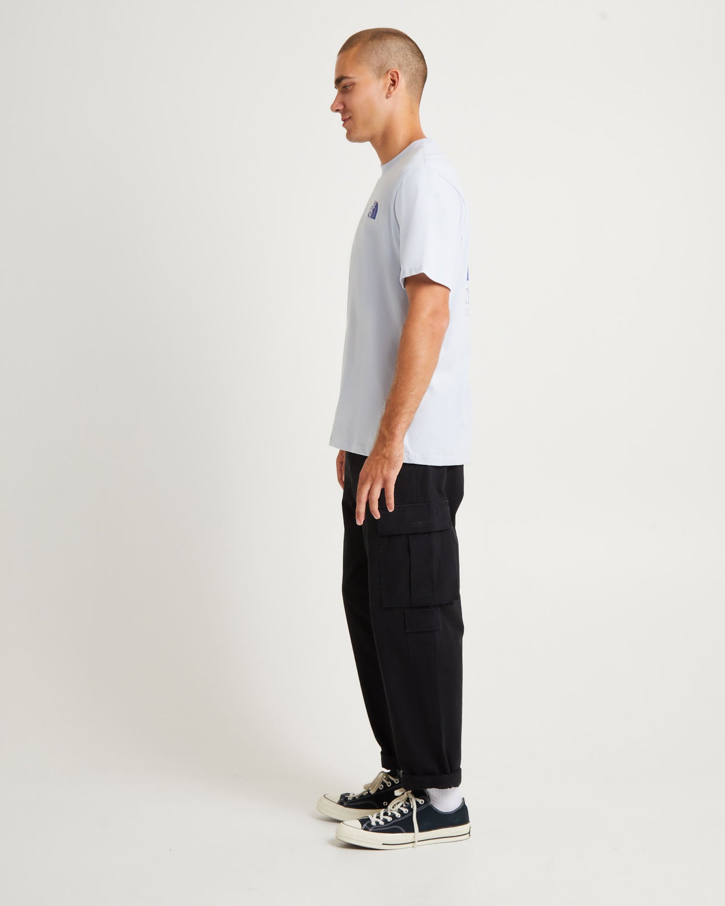 Places We Love Short Sleeve T-Shirt Dusty Periwinkle Grey