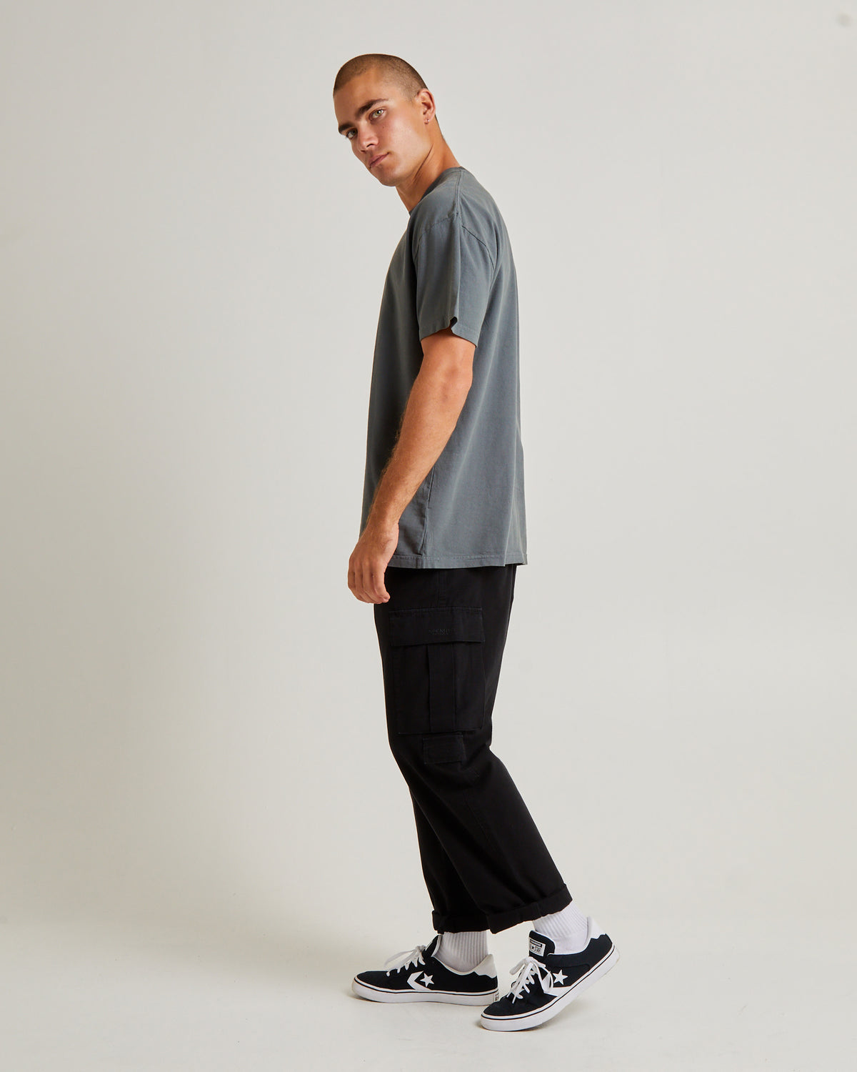 Loving Hopes Short Sleeve T-Shirt Petrol PIGMENT PETROL