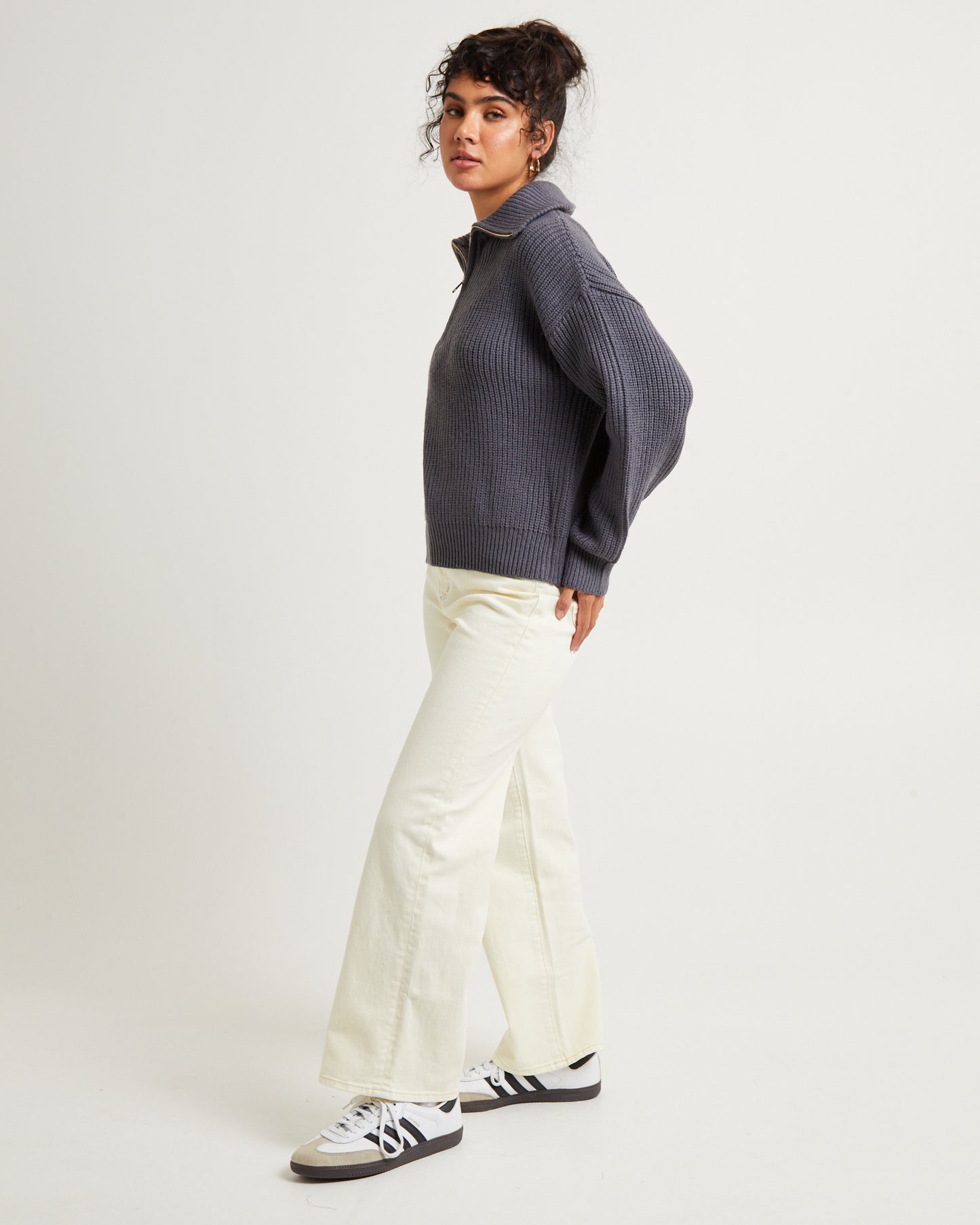 Ezra Half Zip Knit Pull Over
