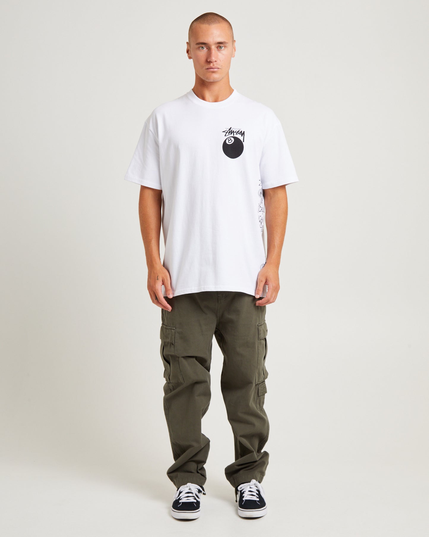 Test Strike Heavyweight Short Sleeve T-Shirt White