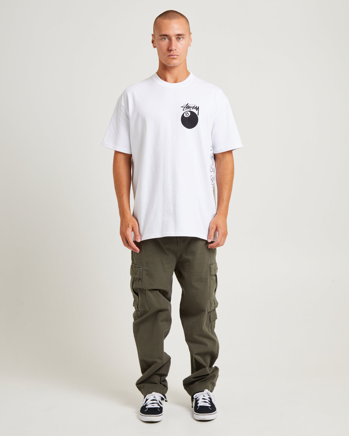 Test Strike Heavyweight Short Sleeve T-Shirt White WHITE