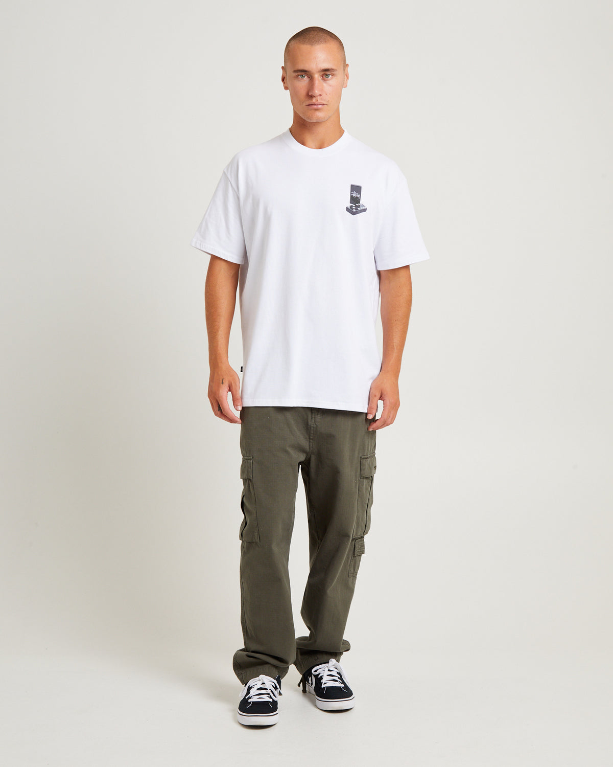 Dominoes Heavyweight Short Sleeve T-Shirt White WHITE
