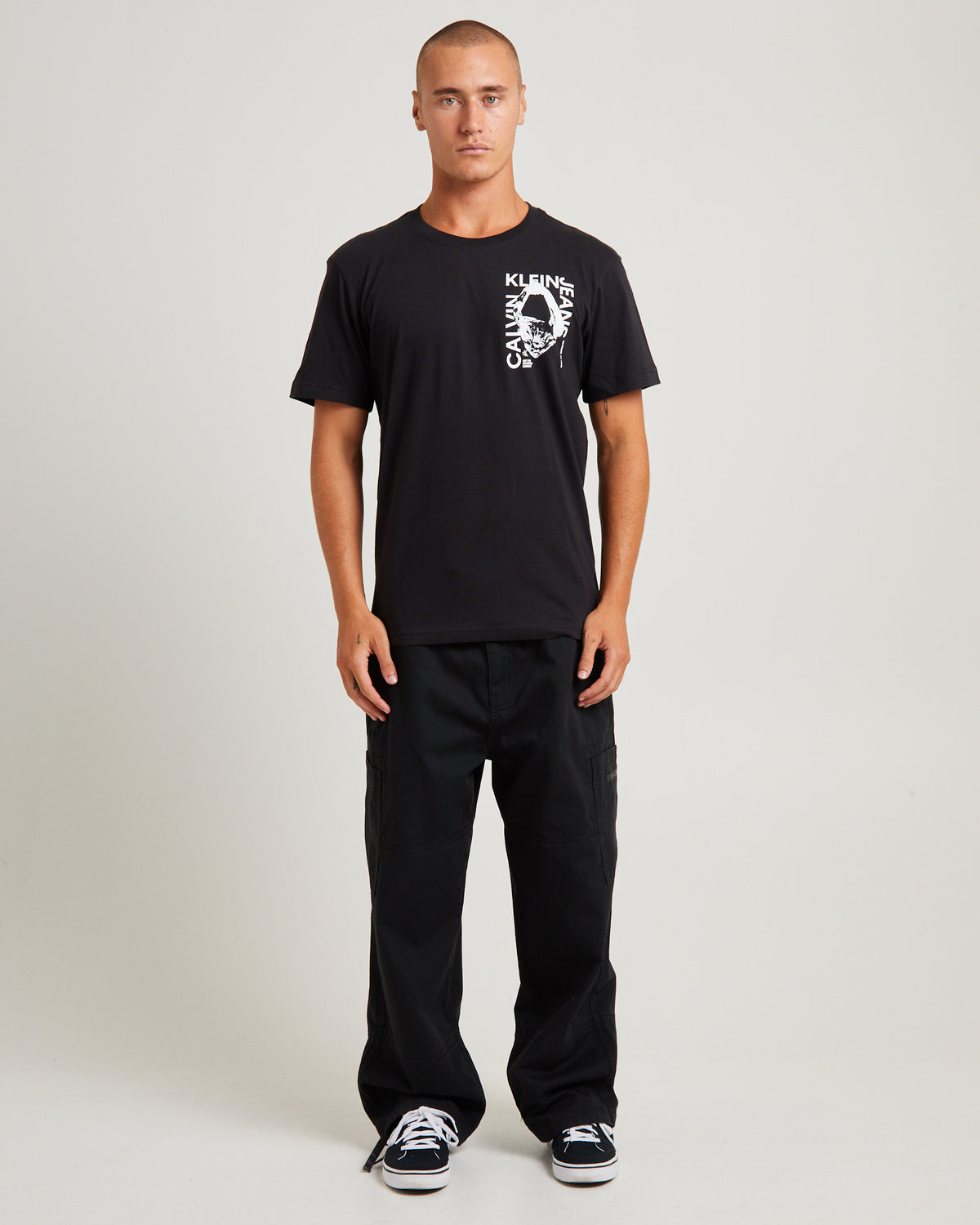 Graphic Short Sleeve T-Shirt Modern Metals Black CK BLACK