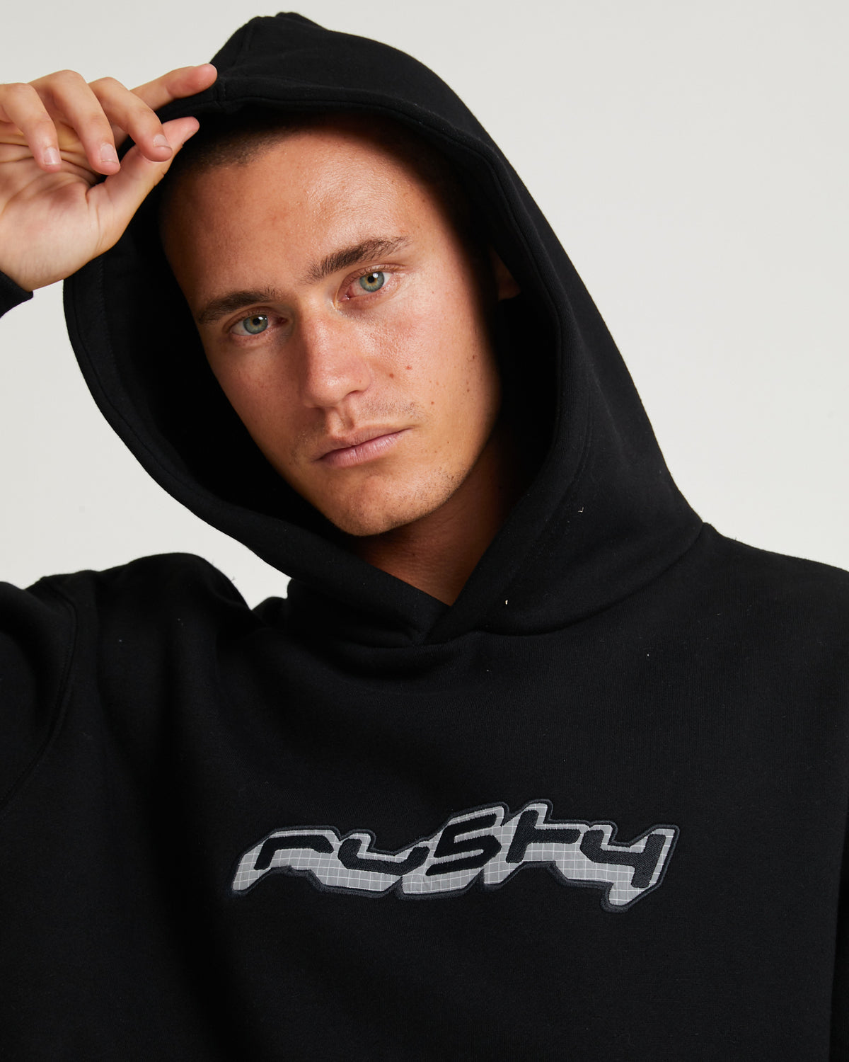 Freeway Hooded Fleece Jumper Black BLACK