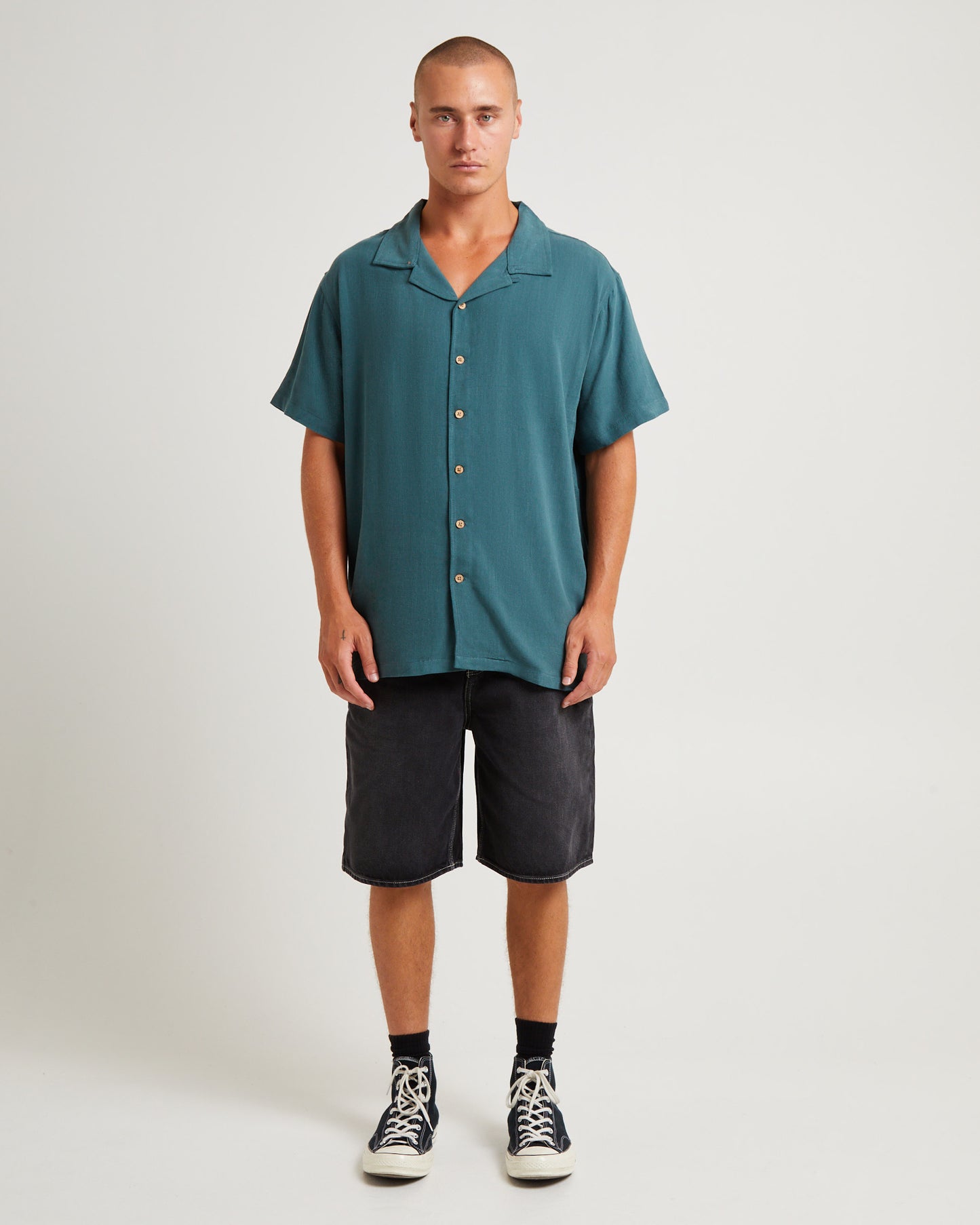 Ernie Resort Short Sleeve Shirt Green