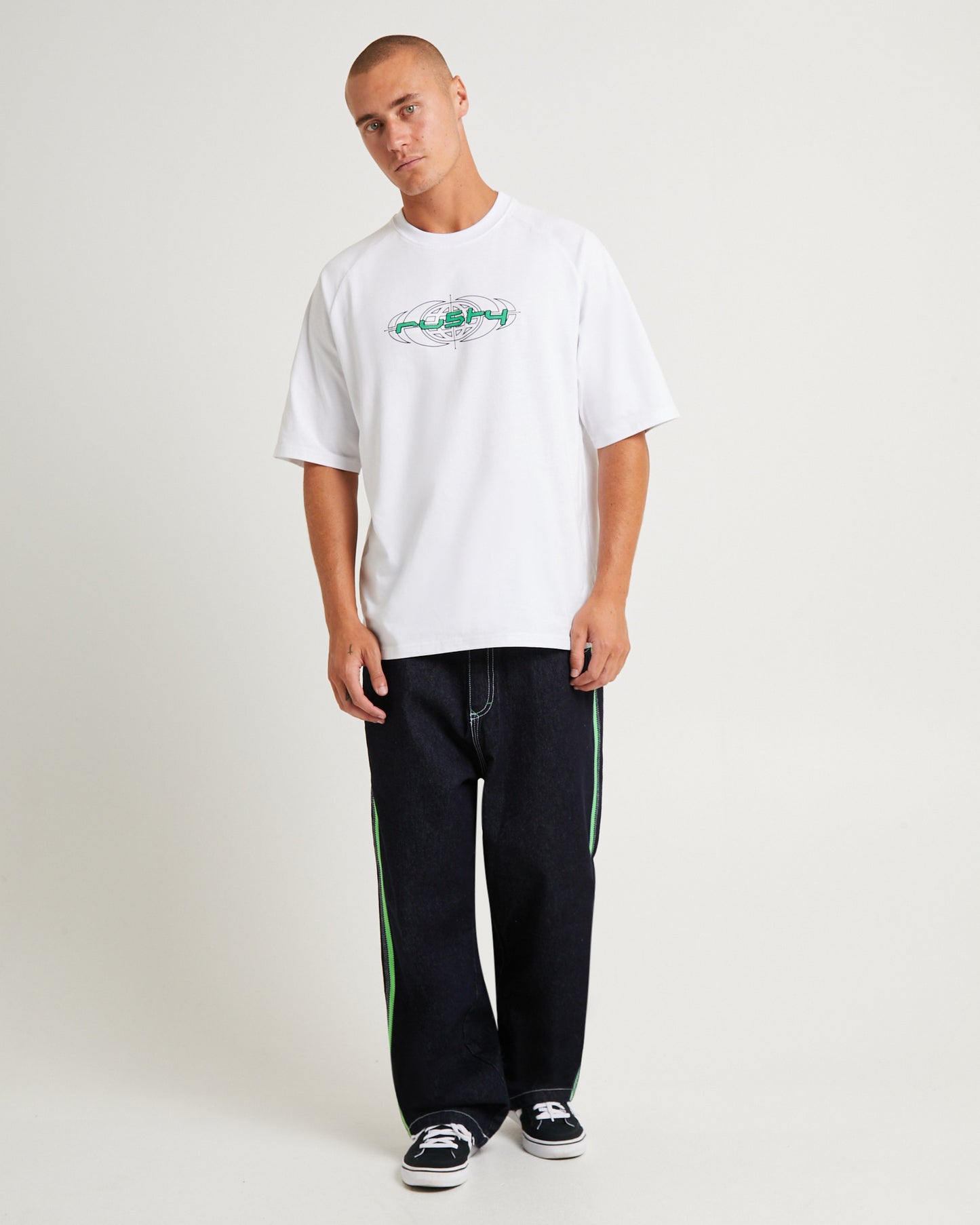 Morpheus Short Sleeve Raglan T-Shirt White