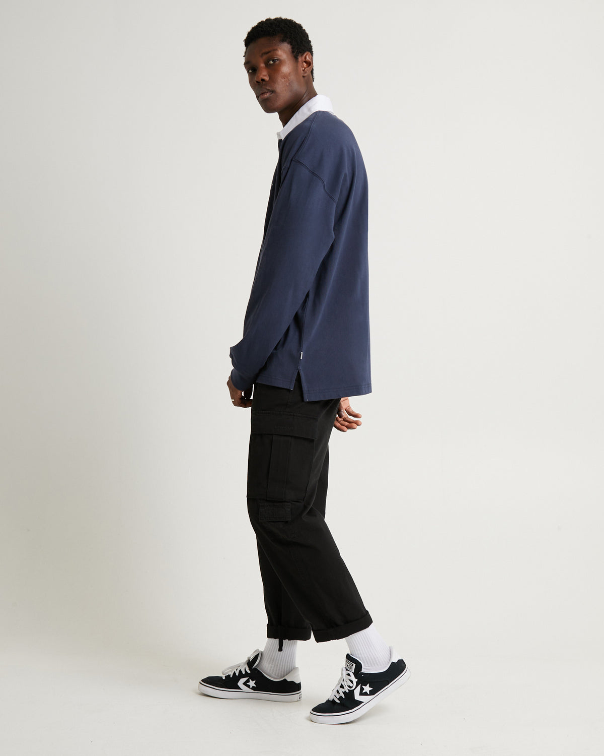 1992 Long Sleeve Polo Navy NAVY
