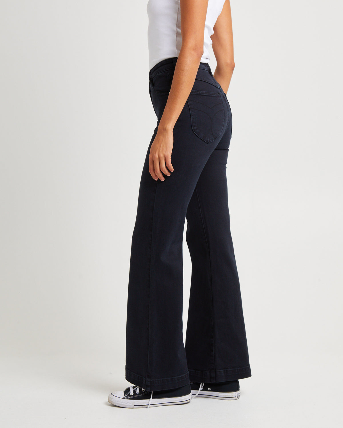 Eastcoast Flare Denim Jeans BLACK