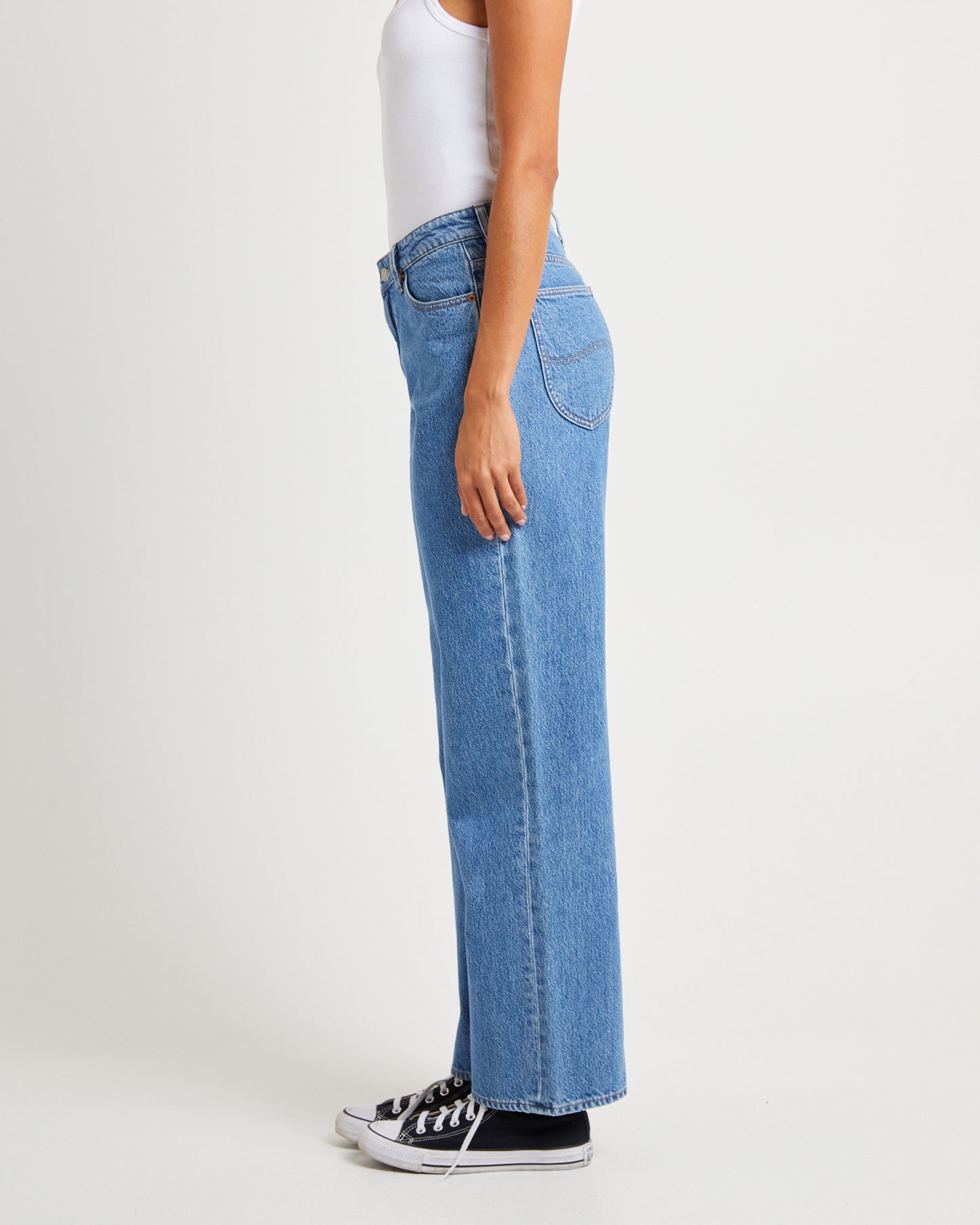 Signature Mid Baggy Denim Jeans Next