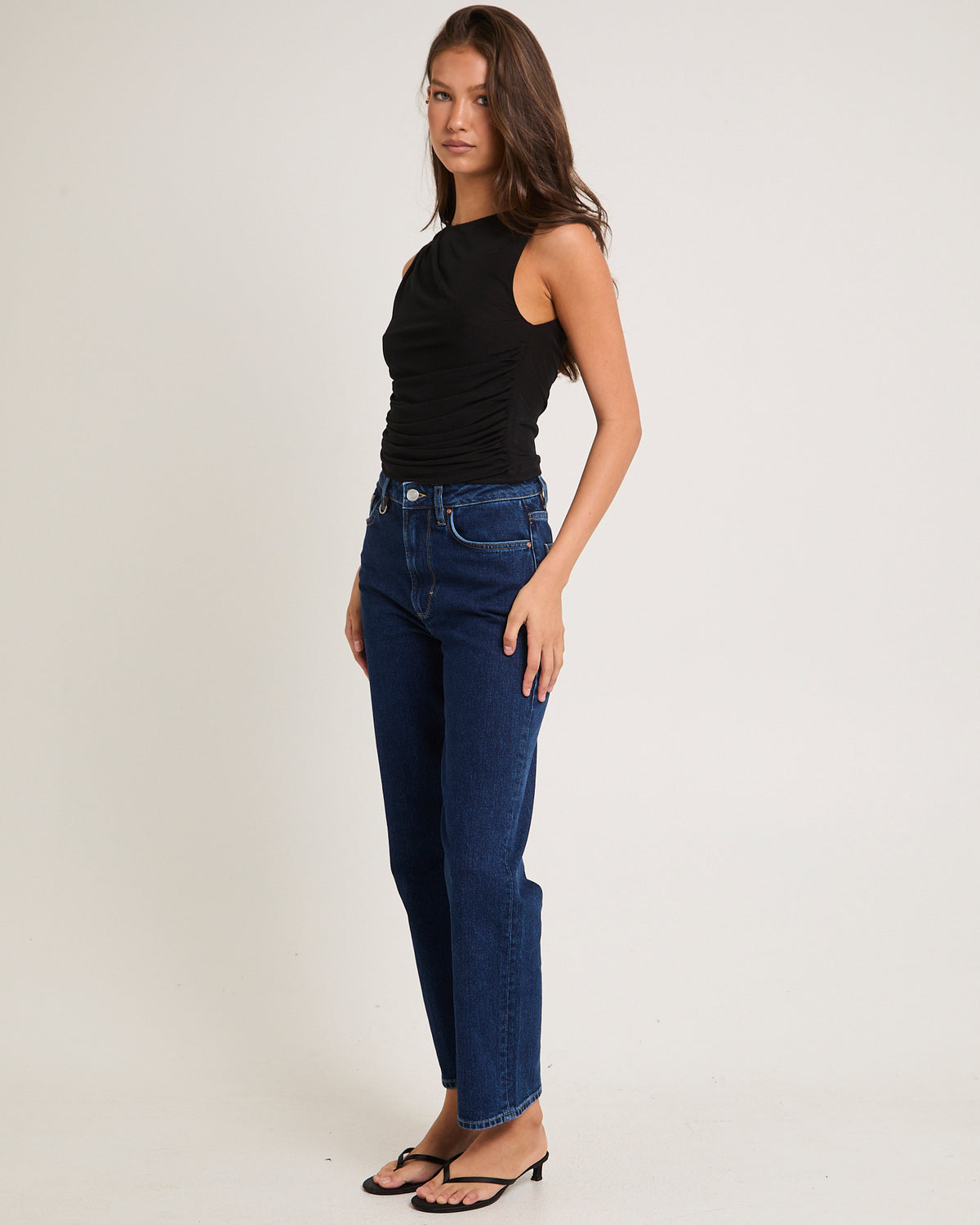 Nico Straight Denim Jeans ROYAL INDIGO