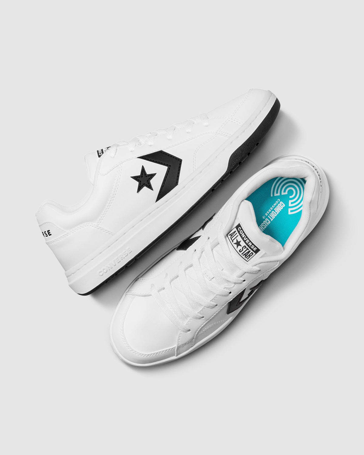 Pro Blaze V2 Synthetic Leather Sneakers WHITE