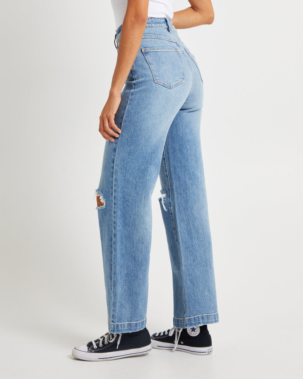 94 High & Wide Denim Jeans Amara Recycled MID VINTAGE INDIGO