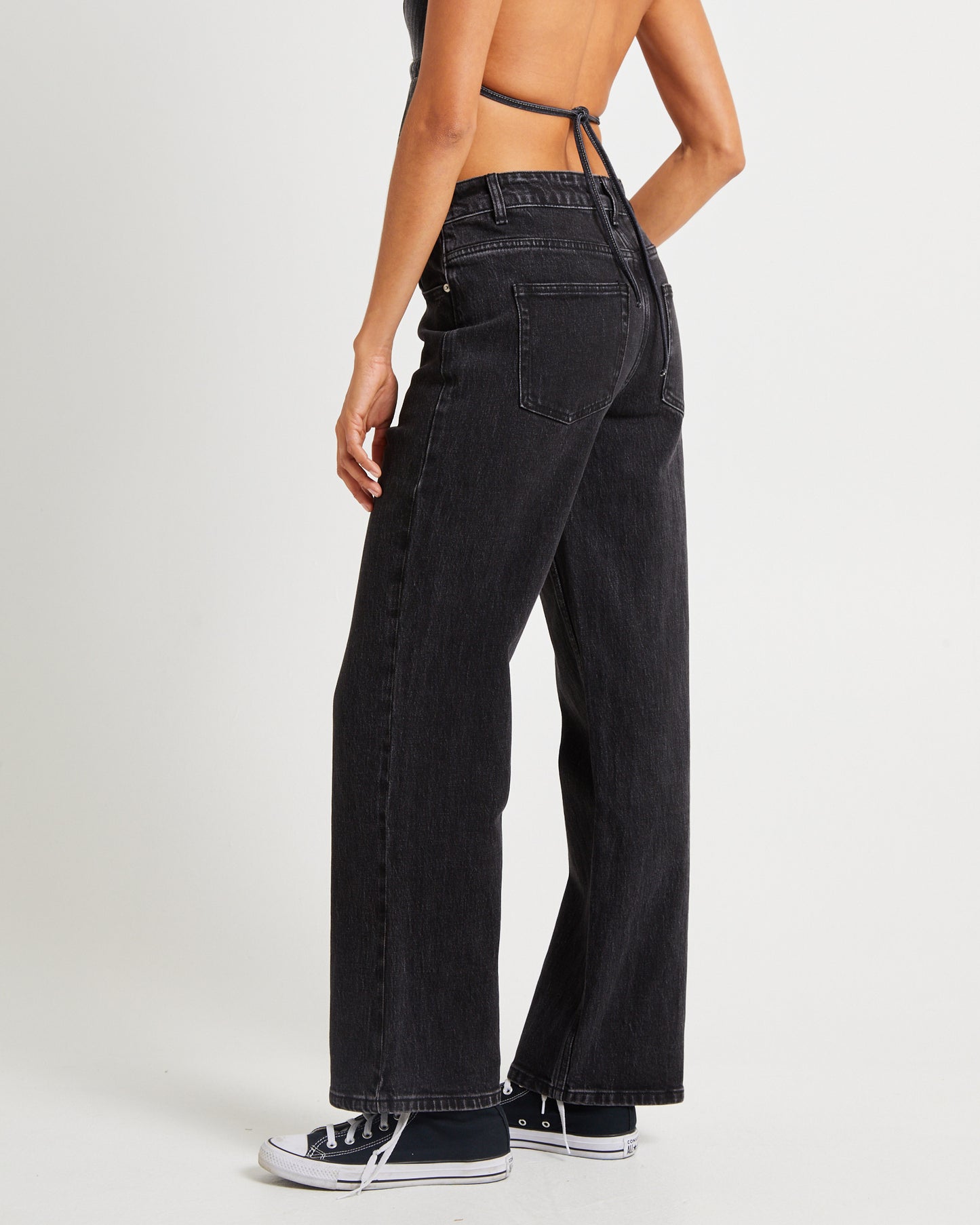 Rena Mid Rise Straight Jeans