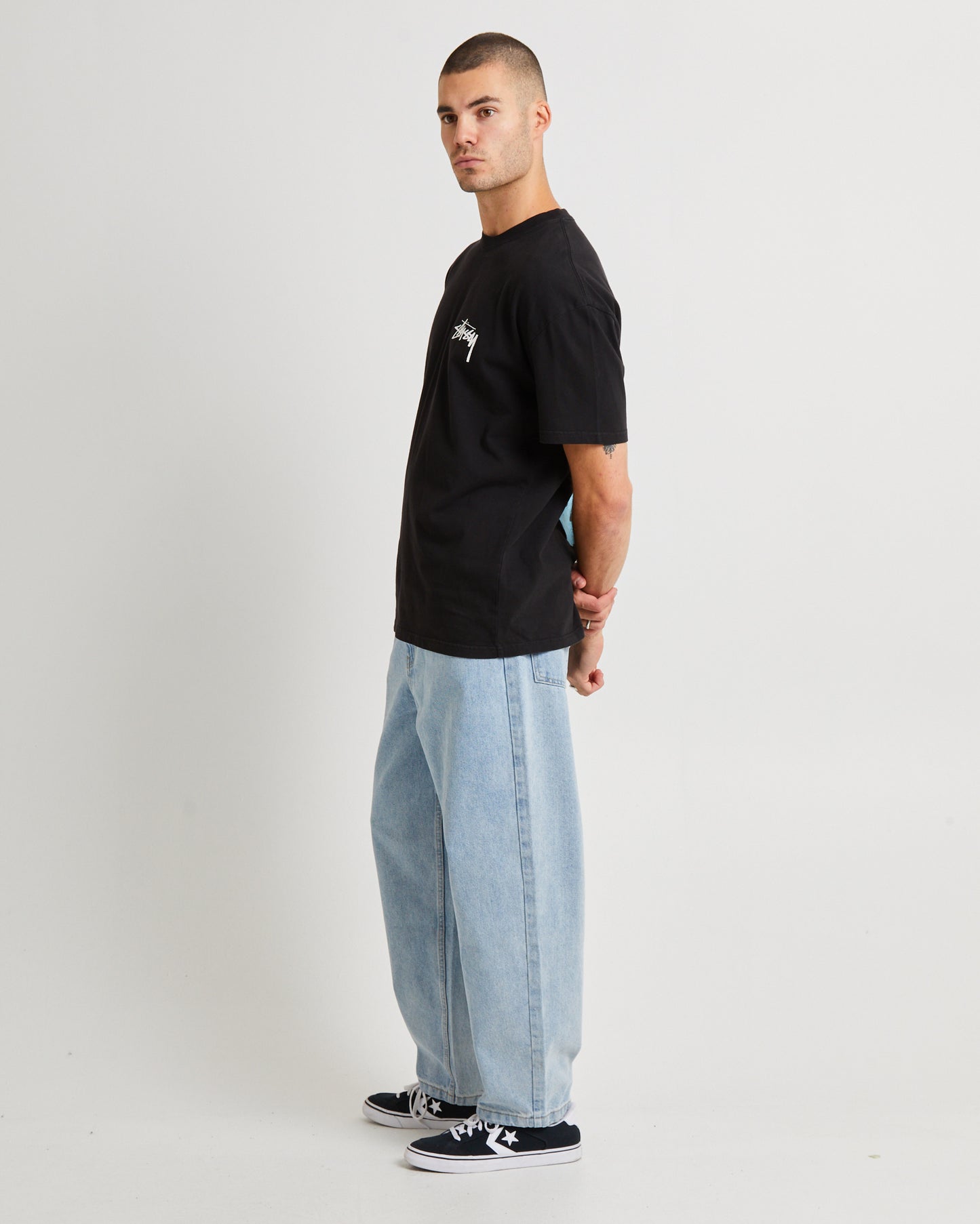 Fuzzy Dice Heavyweight Short Sleeve T-Shirt Black