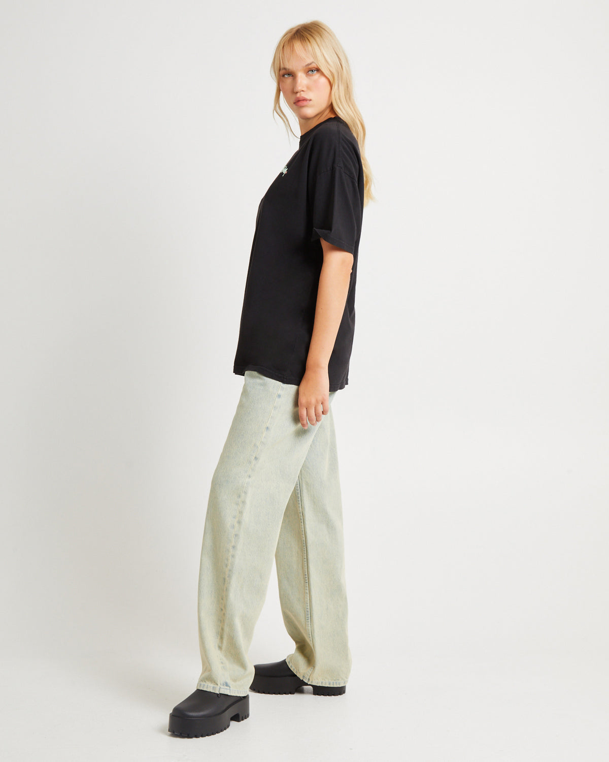 Graffiti Relaxed T-Shirt BLACK