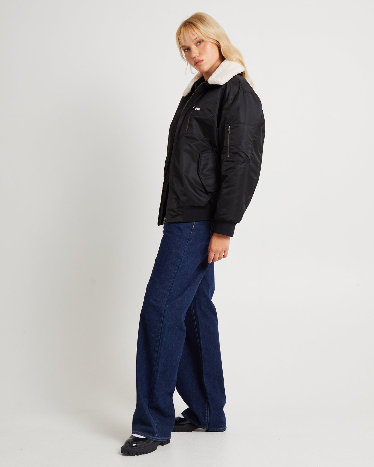 Angelina Bomber Jacket Black