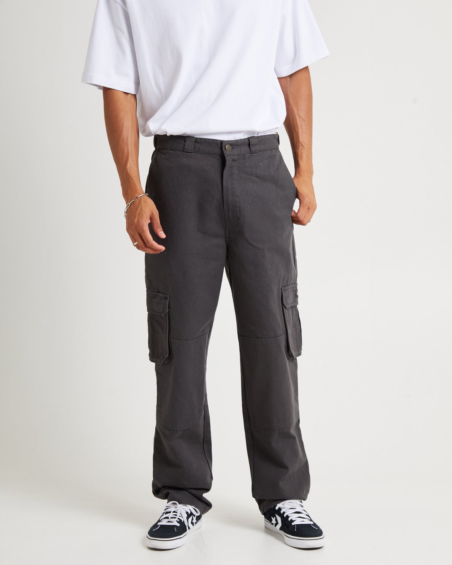 85-283 Cargo Canvas Pants Navy