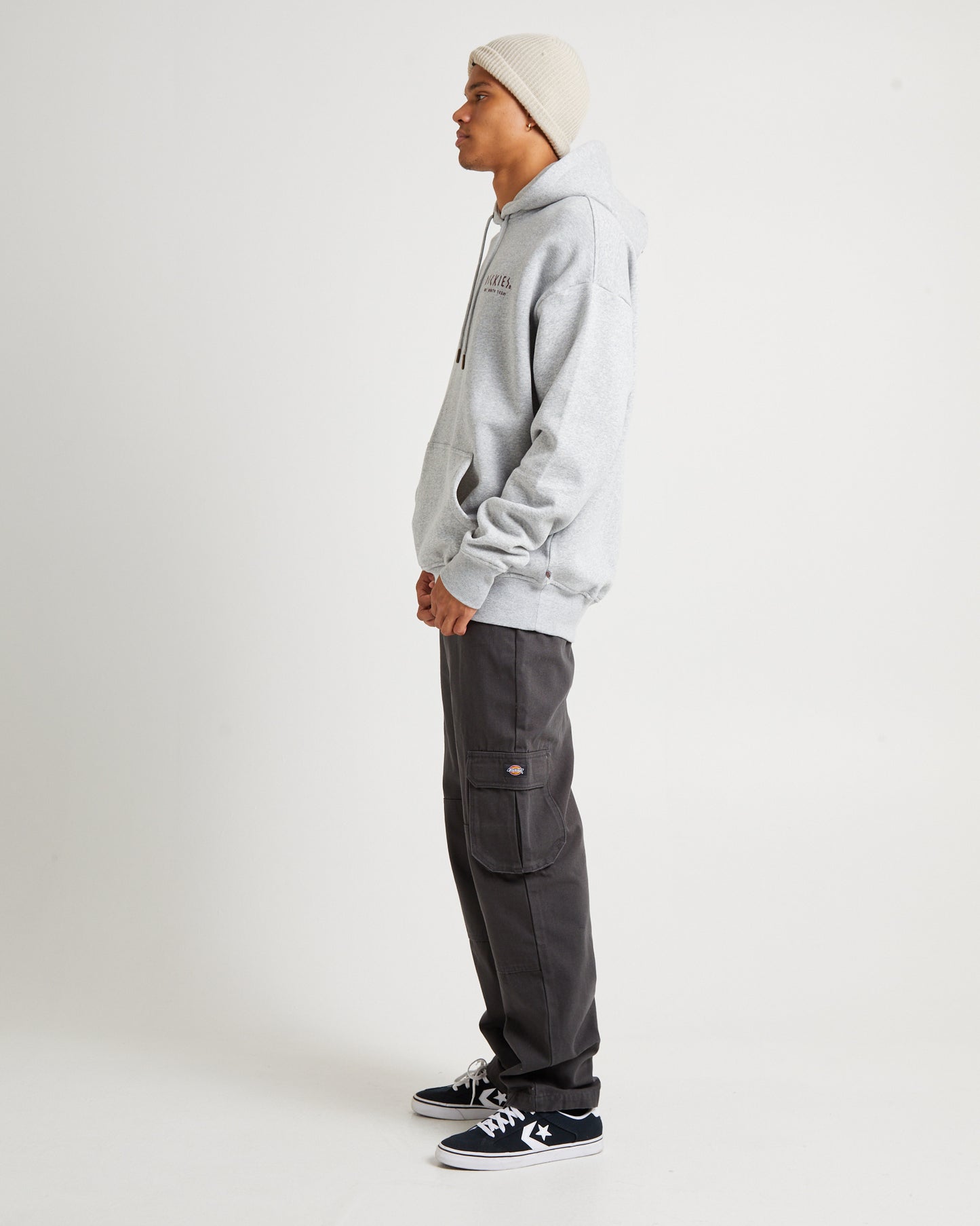 Coffee Hoodie Grey Marle