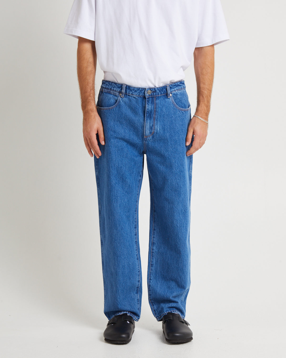 Slacker Denim Jeans Lush LUSH BLUE