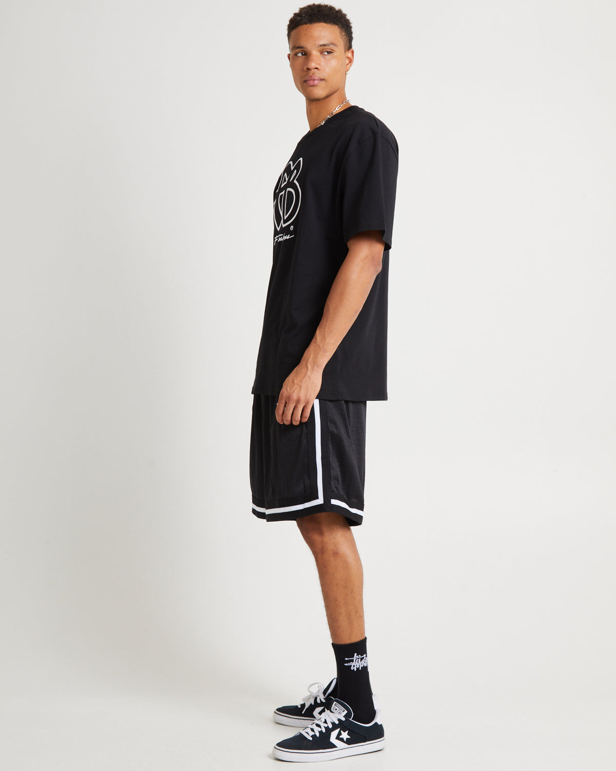 Classic Short Sleeve T-Shirt Black/White BLACK/WHITE