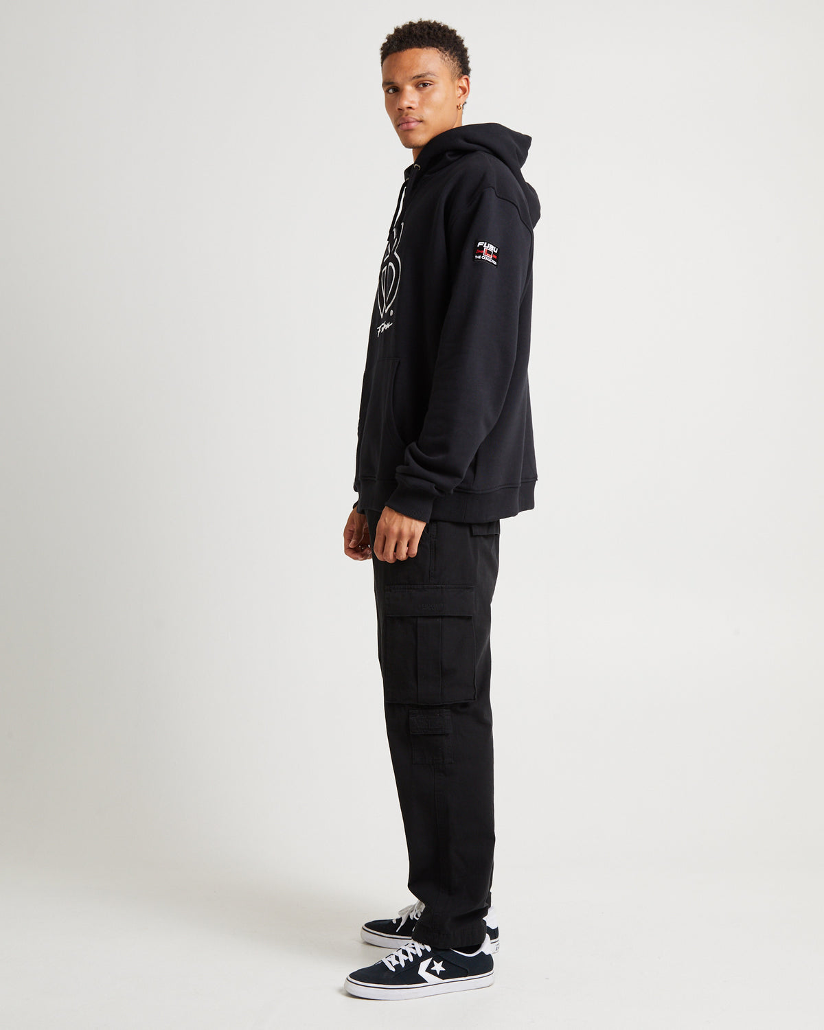 Classic Hooded Sweats Black/White BLACK/WHITE