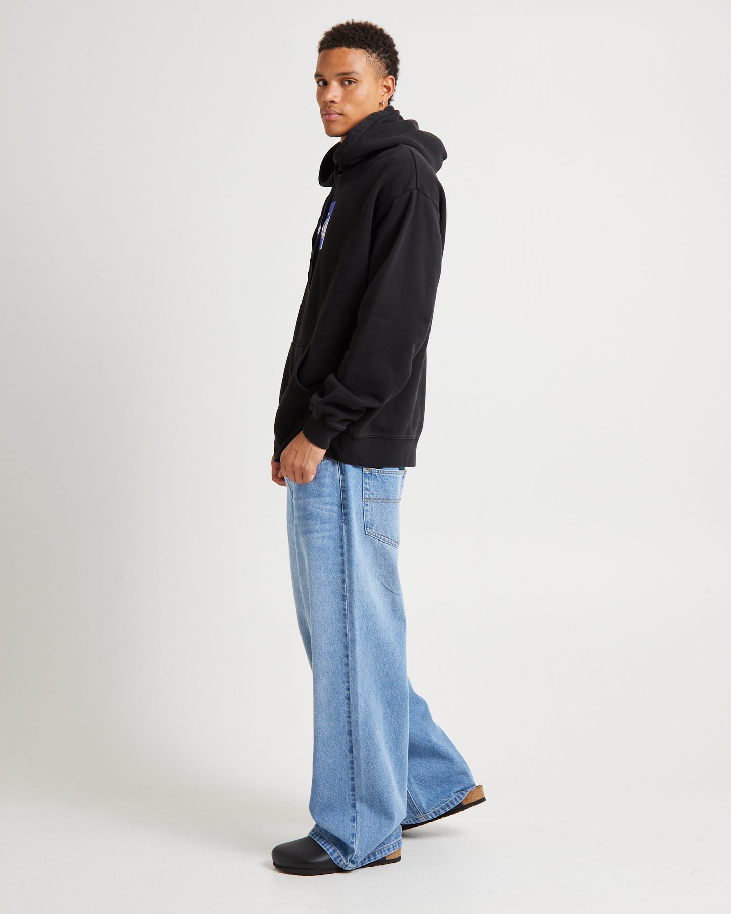 Stock Box Hoodie Black