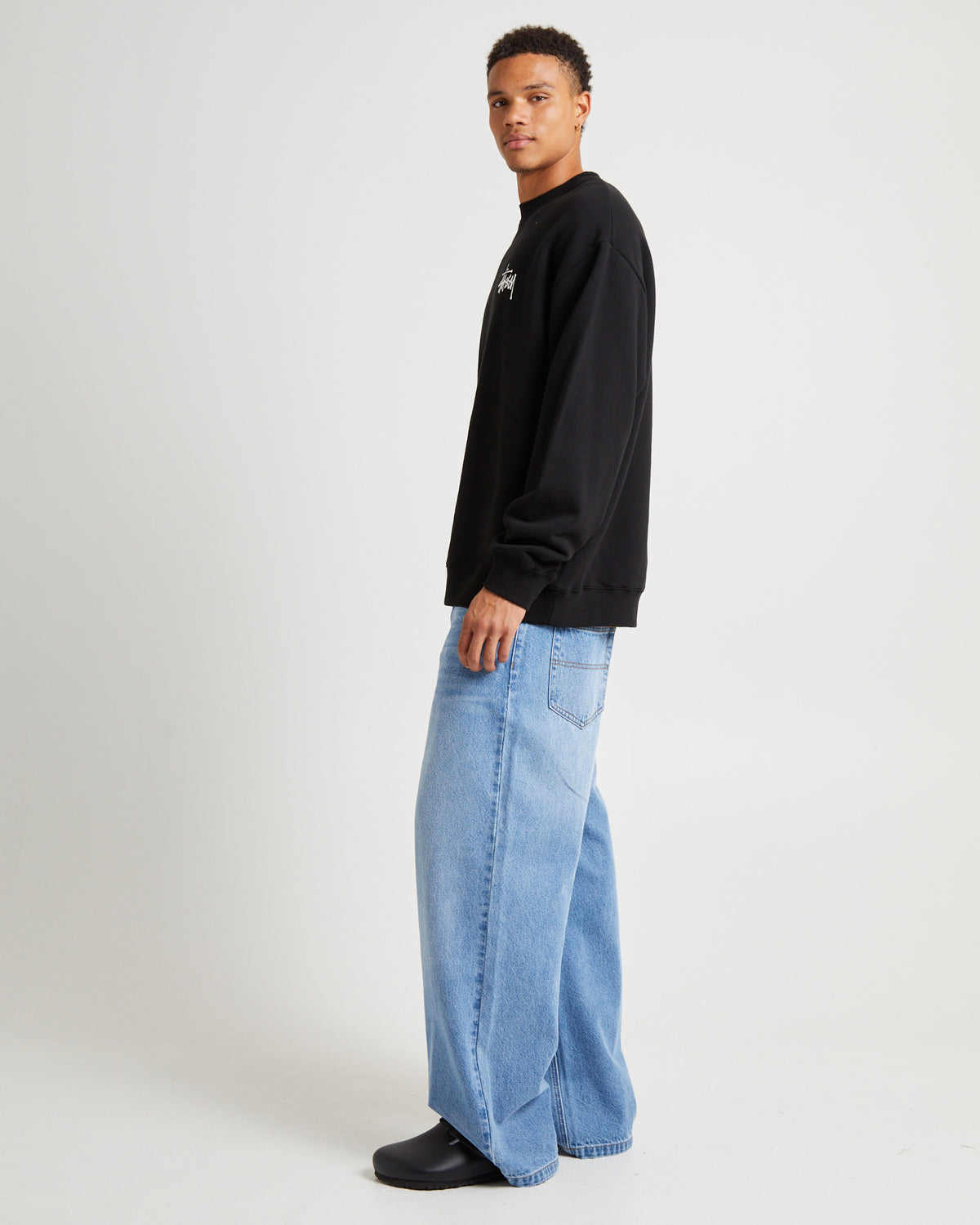 Graffiti LCB Fleece Crew Jumper BLACK