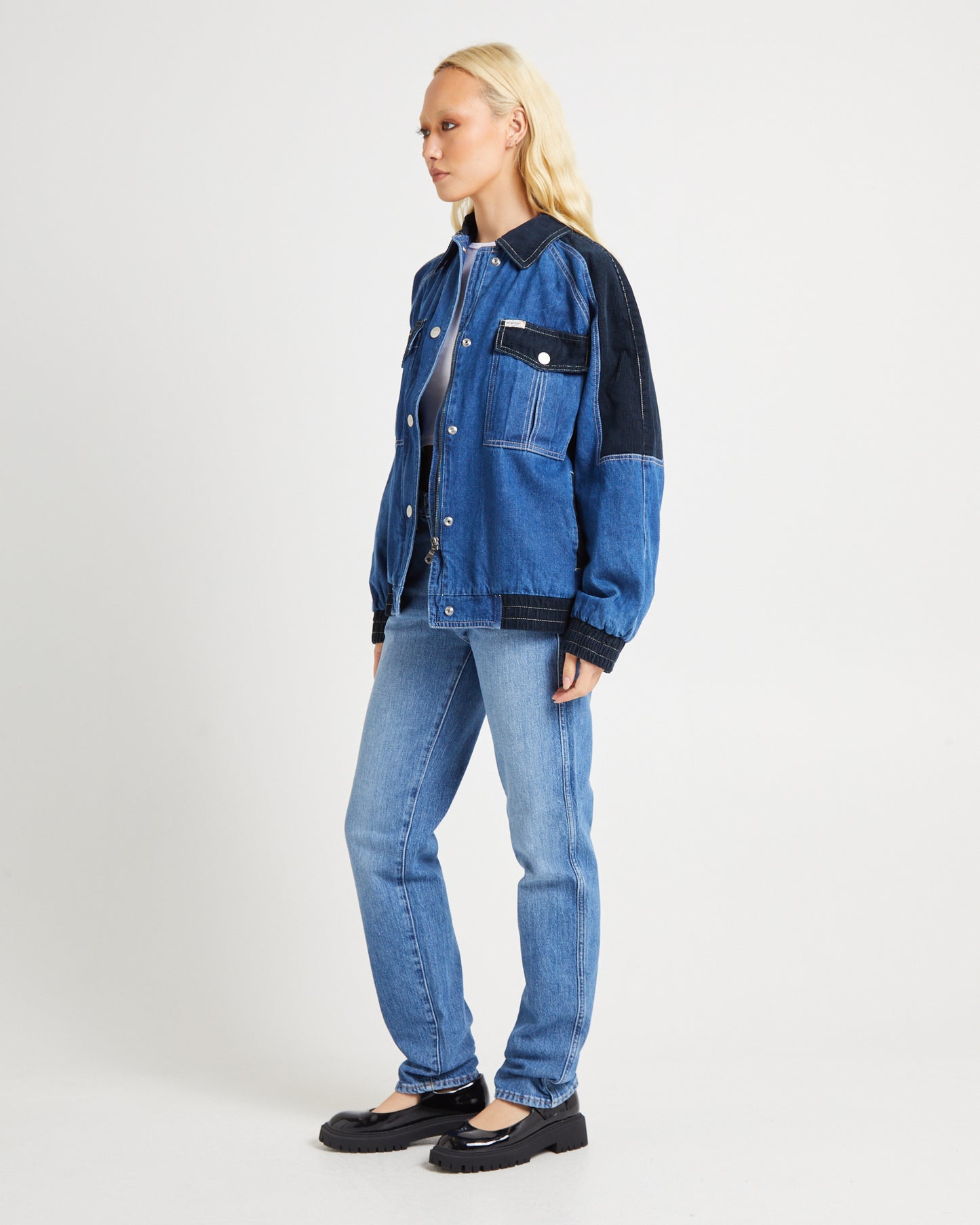 Westwood Denim Bomber Jacket Liberty Blue