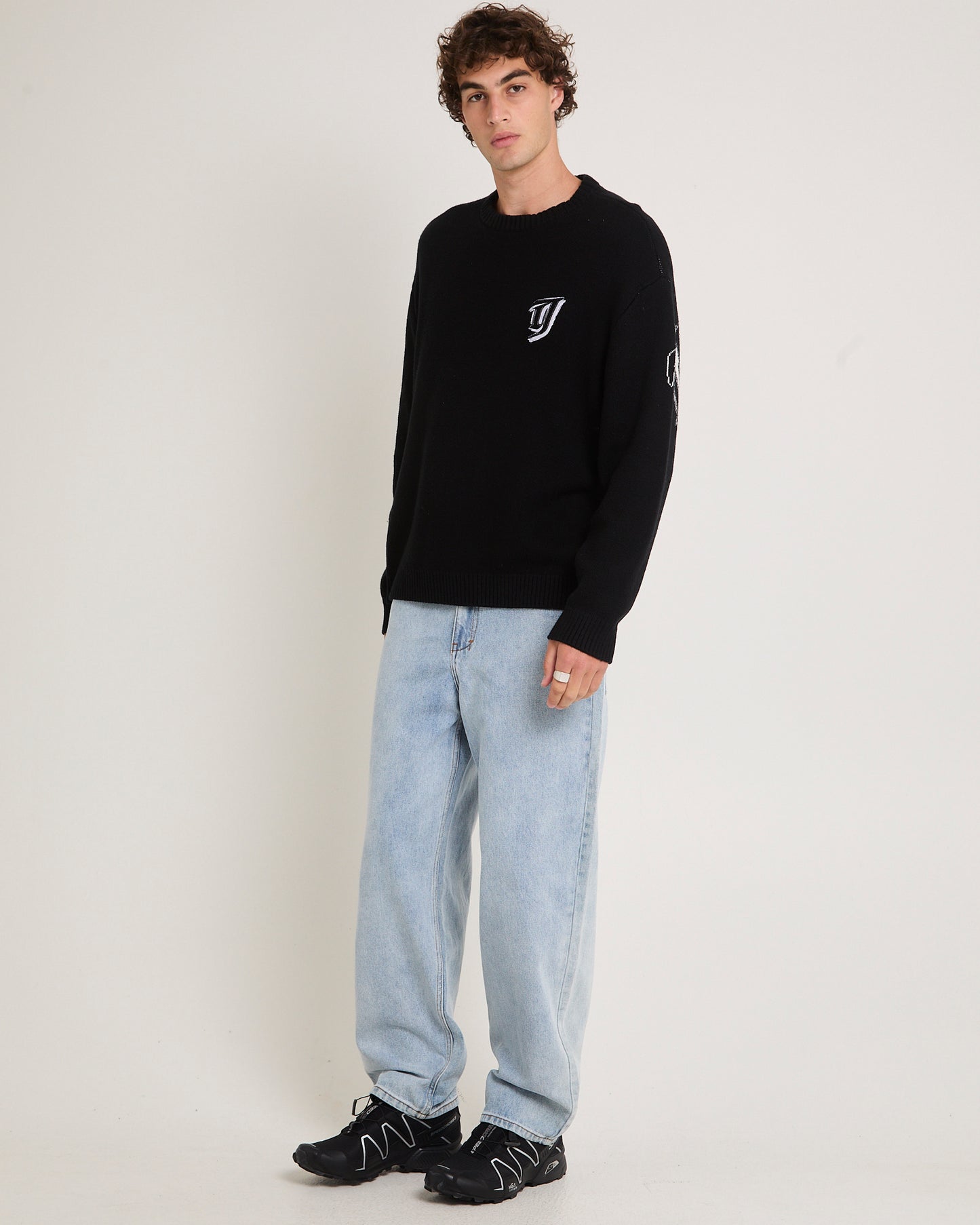 Knocker Wide Leg Denim Jeans