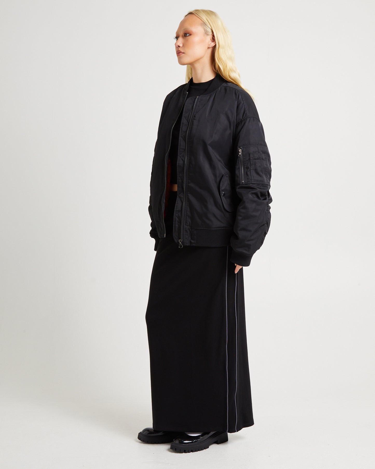 Relaxed Bomber Jacket