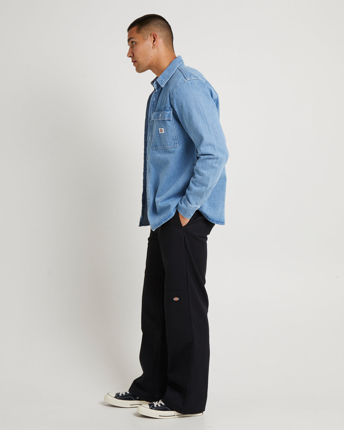 Jacinto Denim LS Shirt RINSED INDIGO