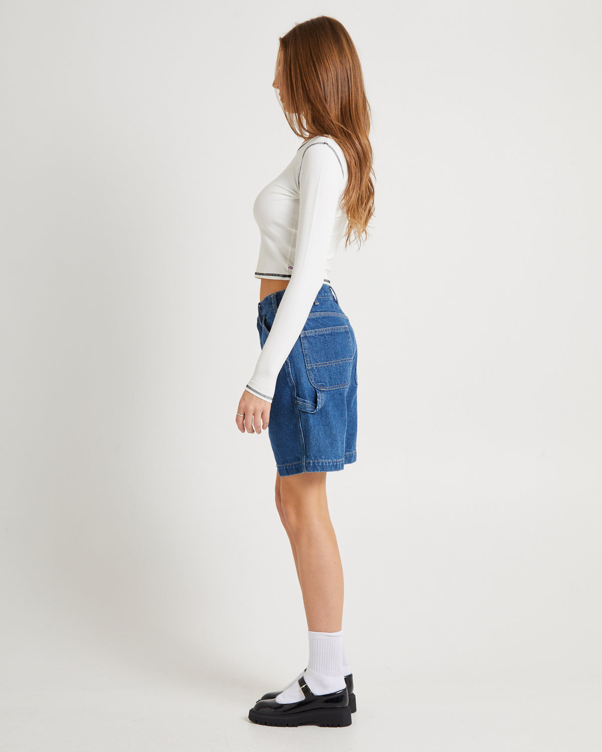 Tilden Long Sleeve Tee White WHITE