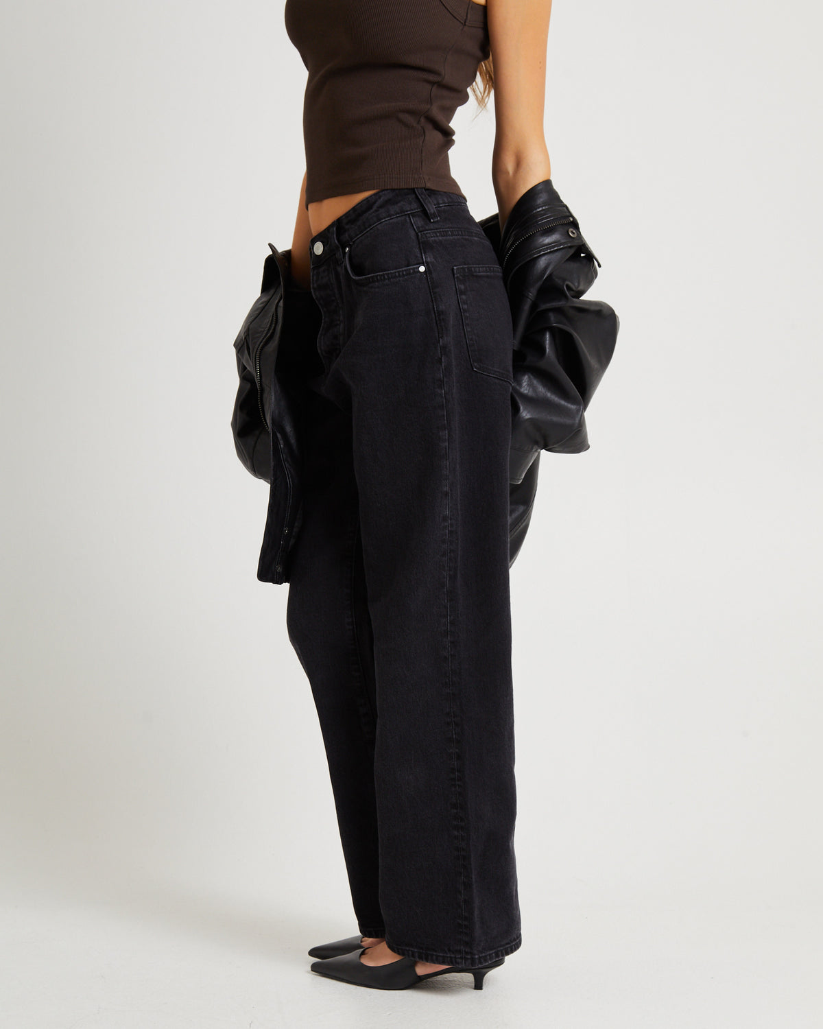 Coco Relaxed Jeans FRENCH BLACK