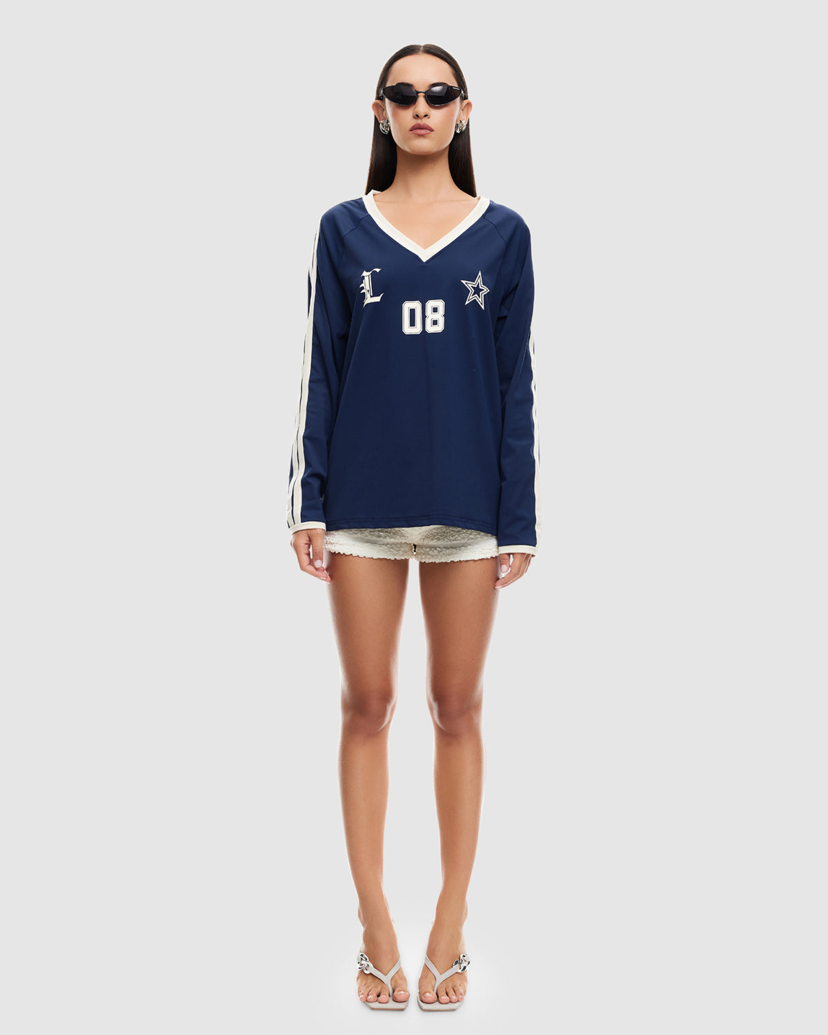 Spectate Long Sleeve Top INDIGO