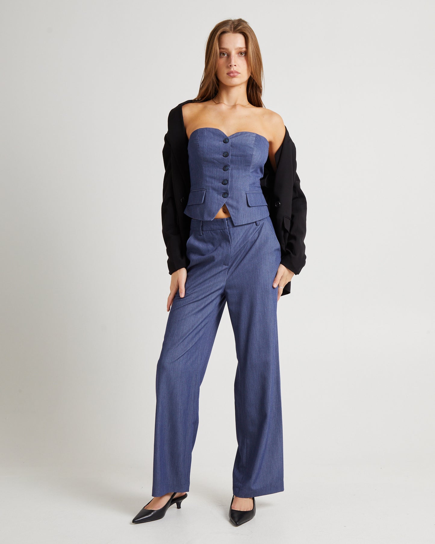 Brooklyn Strapless Corset Top