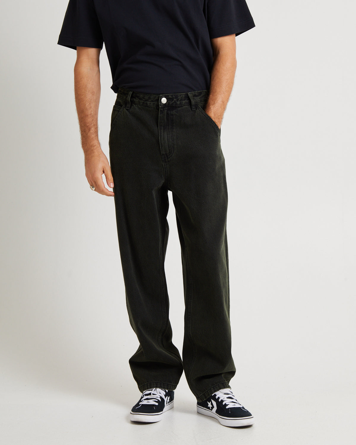 Oregon Overdyed Denim Jeans GREEN