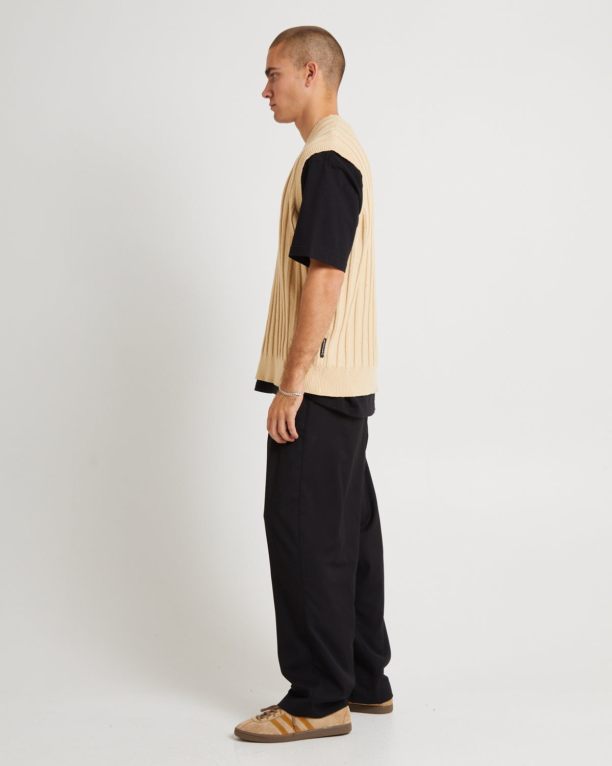 Lambert Knit Vest TAN