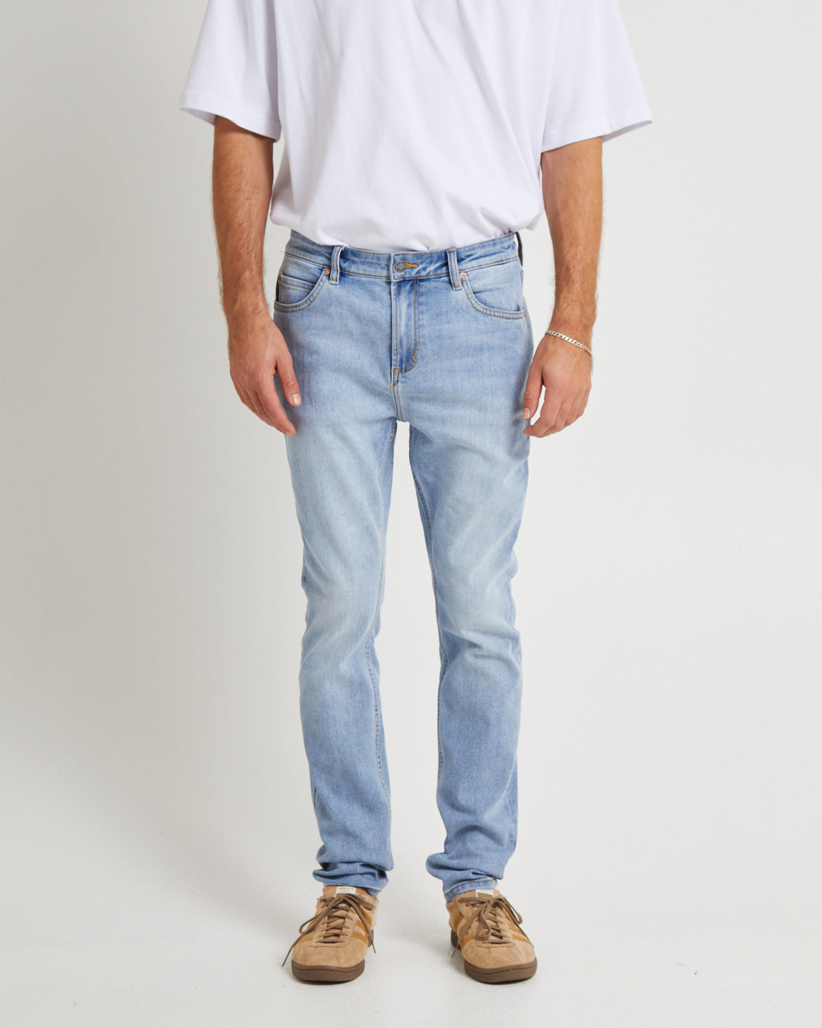Stinger Chainsaw Denim Jeans Light Vintage LIGHT VINTAGE BLUE